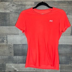 Salmon Colored Under Armour Short Sleeve T- Shirt